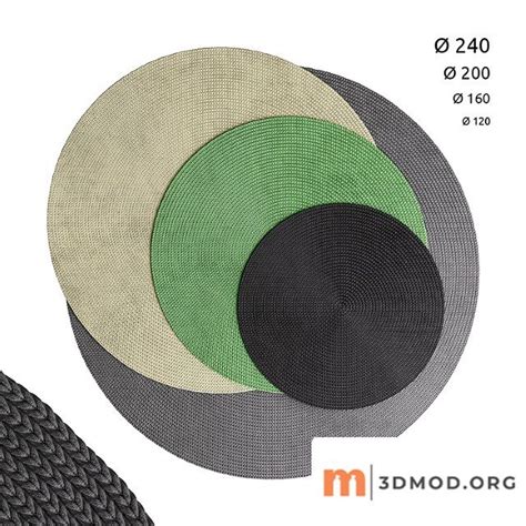 Crocheted Round Rugs
