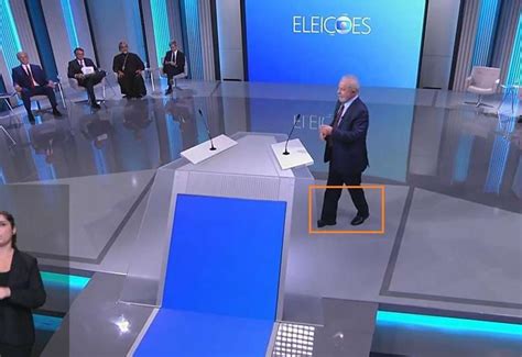 É falso que Lula usava tornozeleira eletrônica no debate da Globo