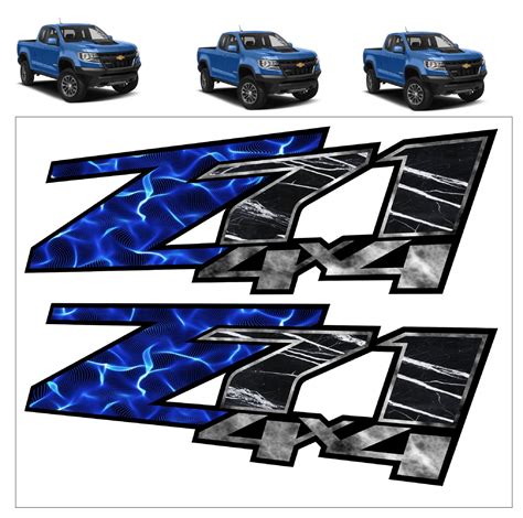 Z71 4x4 Off Road Decals Stickers Truck Bed Oem Replacement Etsy