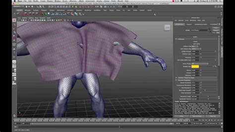 Maya Basic Ncloth Dynamic Constraint Tutorial By Stuart