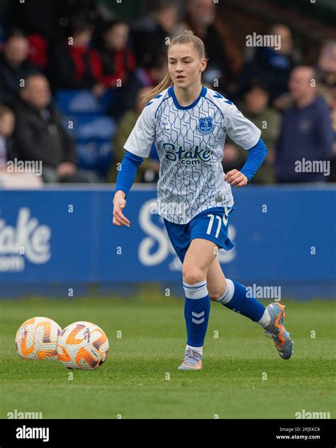 Walton Hall Park Liverpool Merseyside England 2nd April 2023 Everton S Jessica Park Warms