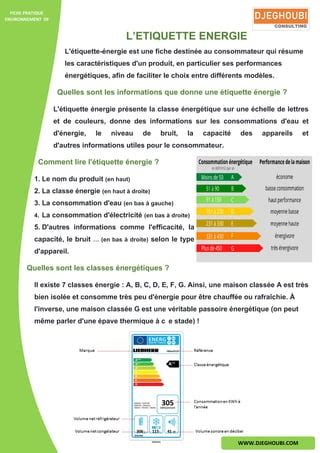 Letiquette Energie Pdf