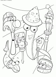 Coloriages De Manny Et Ses Outils Faciles Pour Enfants Gratuits