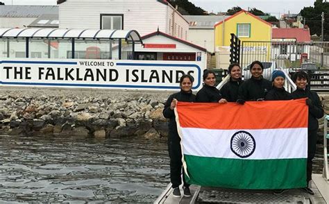 All Women Crew Aboard Insv Tarini Who Circumnavigated The Globe