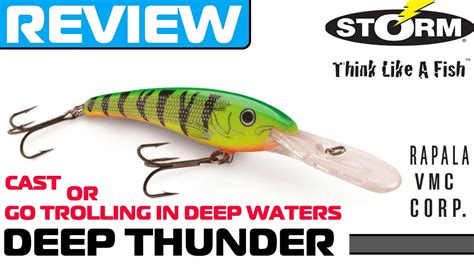 Storm Deep Thunder Casting Or Trolling Deep Lure Review Easy To