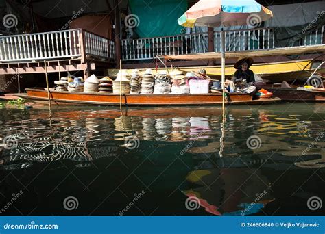 Thailand, Bangkok, Khlong Lat Mayom Floating Market Editorial Image - Image of countryside ...