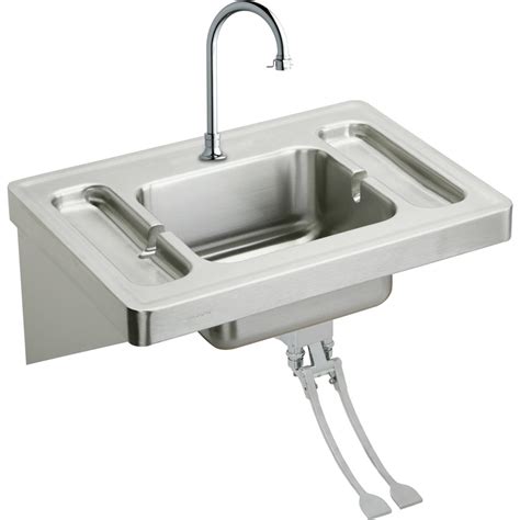 Elkay Stainless Steel X X Wall Hung Lavatory Sink Kit