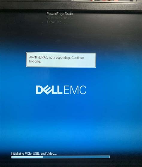 PowerEdge R640 IDRAC Failure Constant Flashing Amber Light DELL