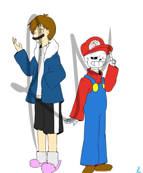 Clothes Swap Mario X Undertale Crossover Part 1 Undertale Amino