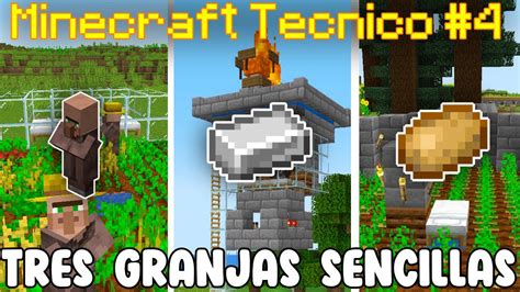 Las Mejores Granjas Para Empezar Tu Survival T Cnico Minecraft