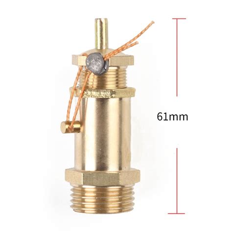 For Bsp Air Compressor Pressure Safety Relief Valve Release Brass