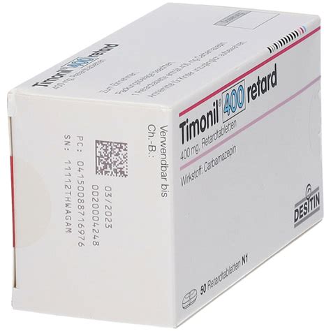 Timonil® 400 retard 50 St mit dem E-Rezept kaufen - Shop Apotheke