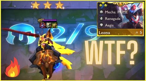 How Strong Is Leona⭐⭐⭐ 1 V 9 Full Oneshot Tft Youtube