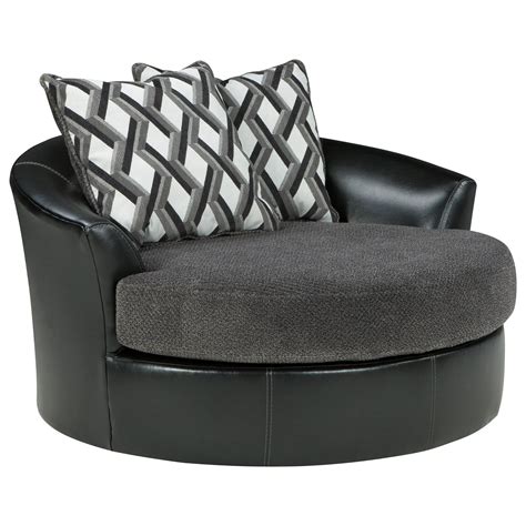 Benchcraft Kumasi 3220221 Oversized Swivel Accent Chair | Northeast Factory Direct | Upholstered ...