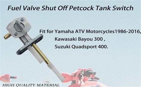 Amazon Amavoler Fuel Valve Shut Off Petcock Tank Switch Fit For