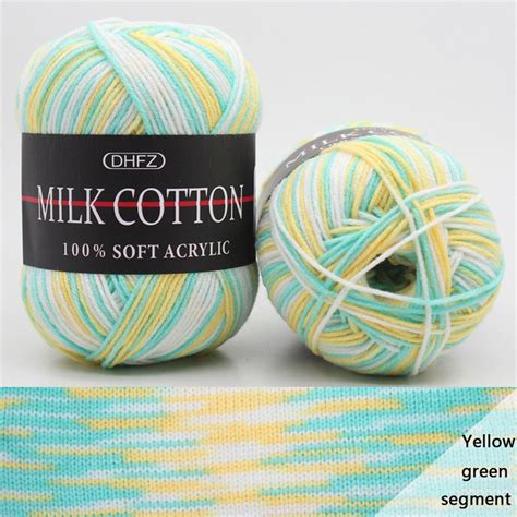 Sdjma G Crochet Yarn Multi Colored Knitting Yarn Bulk Acrylic Weaving