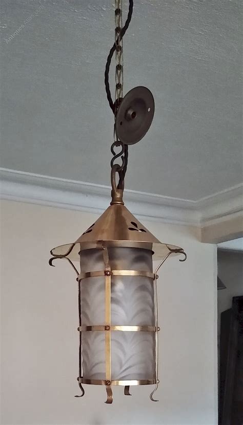 Antiques Atlas Arts And Crafts Ceiling Light In Brass