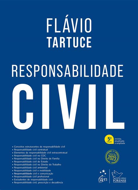 Livro Responsabilidade Civil 5ª Edição 2023 Livraria Odontomedi