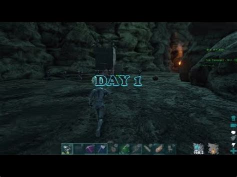 ARK SMALL TRIBE PVP PS4 FROM STONE BASE TO TEK BASE DAY 1 TO DAY 15