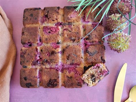 G Teau Framboises Amande Et Chocolat Pour Un Bon Go Ter Recette Par