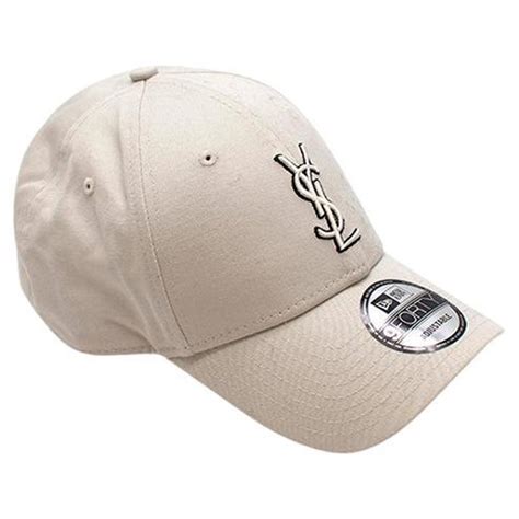 Saint Laurent Grey Ysl Monogram New Era Baseball Cap Os For Sale At