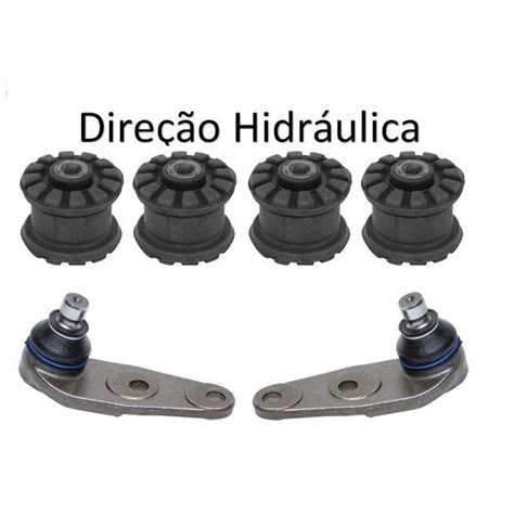 Kit Bucha Bandeja Pivo Gol G3 G4 Saveiro Direção Hidráulica Submarino