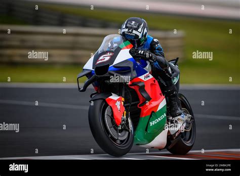 French Motogp Rider Nr Johan Zarco Training At Test On The Lcr