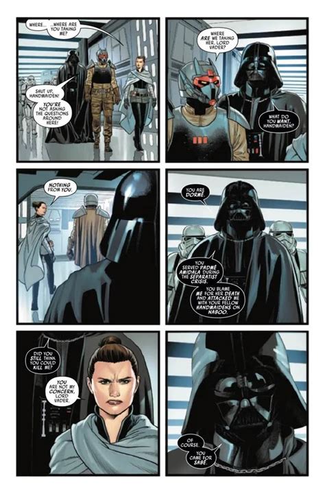 Comic Review The Dark Lord Battles Padmé s Handmaidens Again in