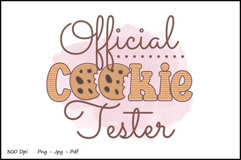 Official Cookie Tester Sublimation Graphic By BeeCraftR Creative Fabrica