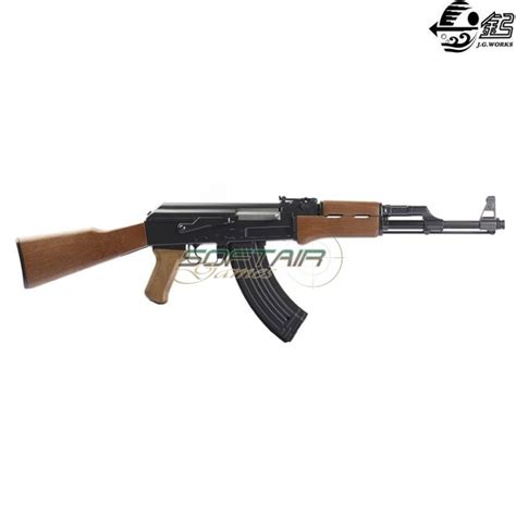 Electric Airsoft Gun Ak Wood Black Jing Gong Softair Games Asg