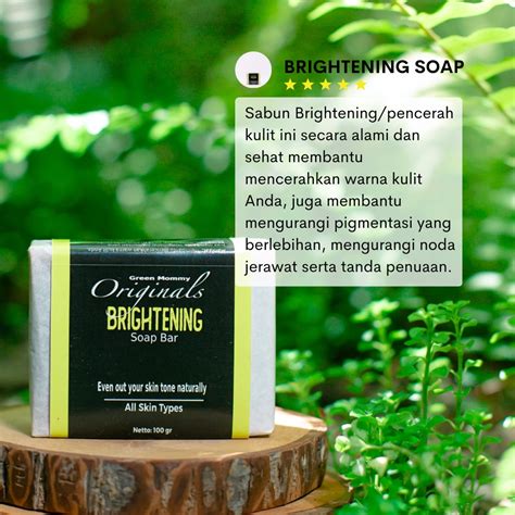 Jual Brightening Soap Sabun Pencerah Kulit Alami Membantu Menghilangkan