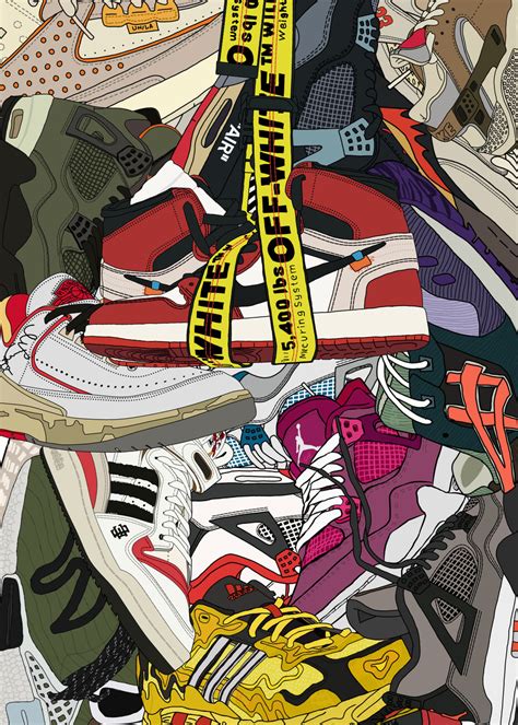 Wall Art Print Sneakers Collectors 4 Europosters