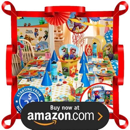 Super Mario Party Supplies - Kids Party Depot