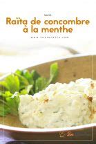 Raïta de concombre à la menthe Sos Recette