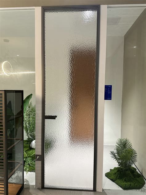 Customizable Grilled Glass Aluminum Frame Door - Ideal for Living