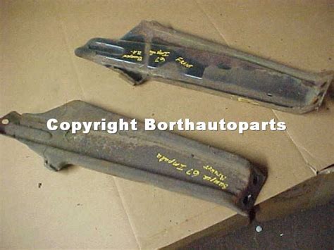 1967 Chevy Impala Caprice Front Bumper Brackets BorthAutoParts