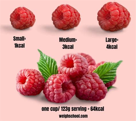 Raspberry Calories Raw With Calculator Weigh School