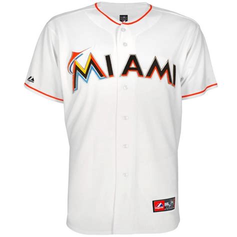 Miami Marlins MLB Baseball Home jersey - Majestic - SportingPlus.net