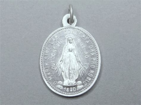 Holy Spirit Saint Virgin Mary Miraculous Medal Ant Gem