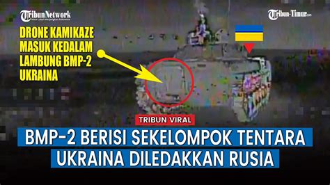 Hancurkan Kendaraan Militer BMP 2 Ukraina Pasukan Rusia Merasa Puas