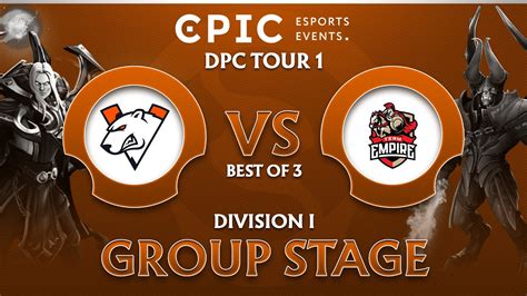 Fil Virtus Pro Vs Team Empire Dpc Eeu Tour Division Youtube