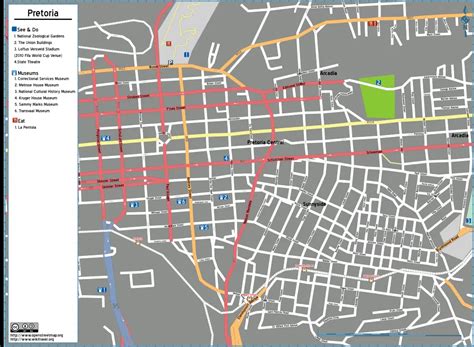 South Africa Pretoria Map - Mapsof.Net