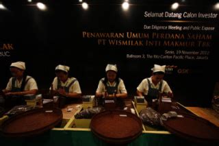 Ipo Pt Wismilak Inti Makmur Tbk Datatempo