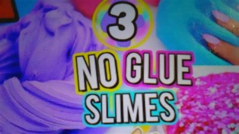 3 RECETTES DE SLIMES SANS COLLE ET SANS BORAX QUI FONCTIONNEMENT