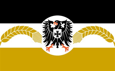 Flag Of The German Republic Of The Volga Rkaiserreich