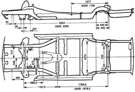 Контрольные размеры автомобиля (Мерседес-Бенц W124 1984-1995: Общая ...