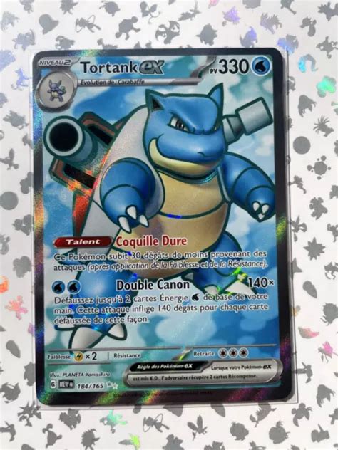 Carte Pok Mon Tortank Ex Full Art Ecarlate Violet Ev