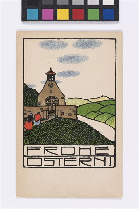 Postkarte Der Wiener Werkst Tte Nr Osterkarte Wien Museum