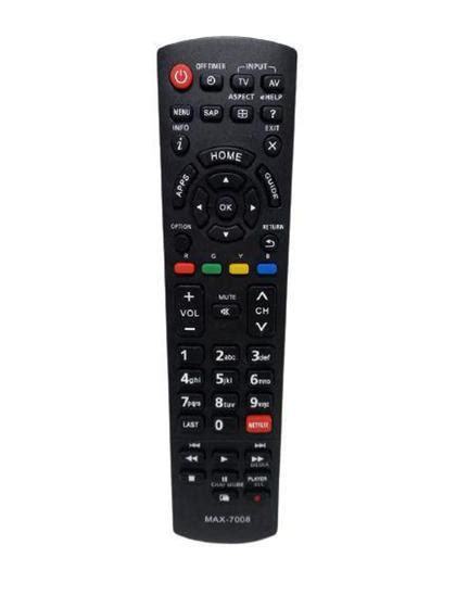 Controle Remoto Tv Smart Panasonic Netflix Max Controle Remoto Para