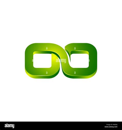 Green Infinity Logo Template Infinity Design Infinity Logo Vector Logo